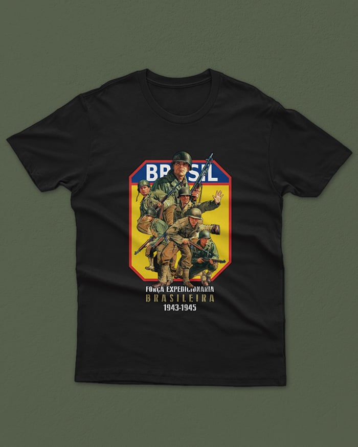 T-SHIRT ESSENTIAL FORÇA EXPEDICIONÁRIA BRASILEIRA 1943-1945 (2.0)