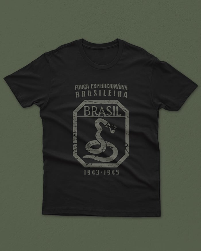 T-SHIRT ESSENTIAL INSÍGNIA FORÇA EXPEDICIONÁRIA BRASILEIRA