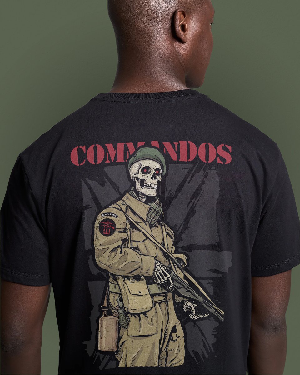 Nome do produto: T-SHIRT PREMIUM BRITISH COMMANDOS