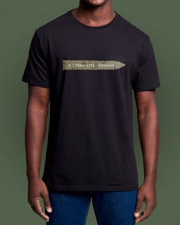 Nome do produto T-SHIRT PREMIUM A COBRA ESTÁ FUMANDO