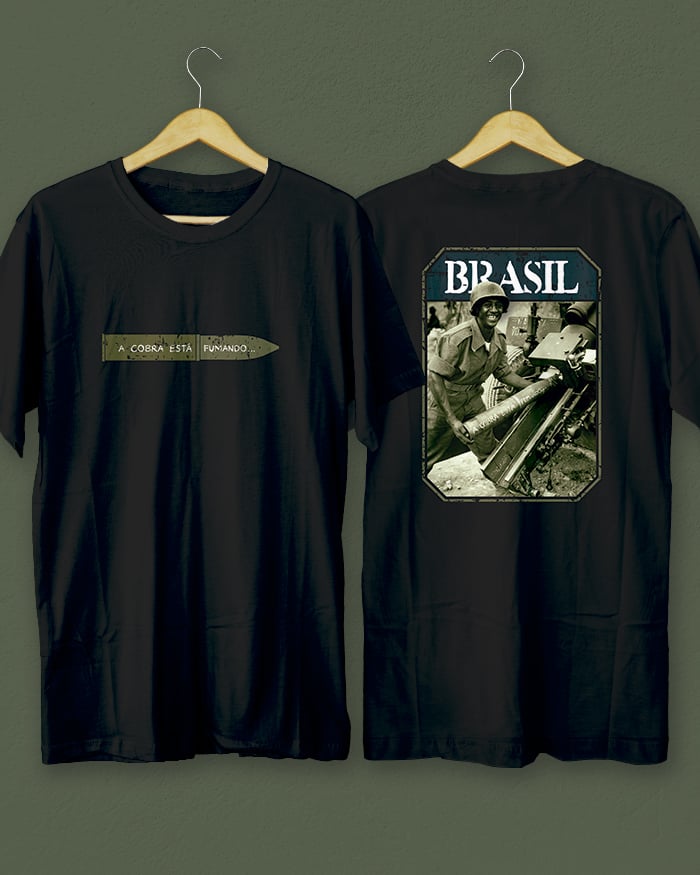 Nome do produto: T-SHIRT PLUS SIZE A COBRA ESTÁ FUMANDO