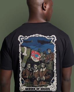 Nome do produto T-SHIRT PREMIUM HEROES OF BRAZIL SENTA A PUA