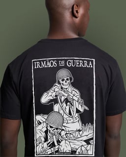 Nome do produto T-SHIRT PREMIUM IRMÃOS DE GUERRA