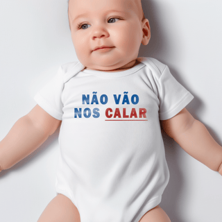 Nome do produto Body Infantil - Não vão nos calar