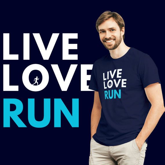 Camiseta Live Love Run