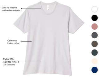 Nome do produto Camiseta Pima Run