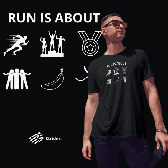 Camiseta Run is About