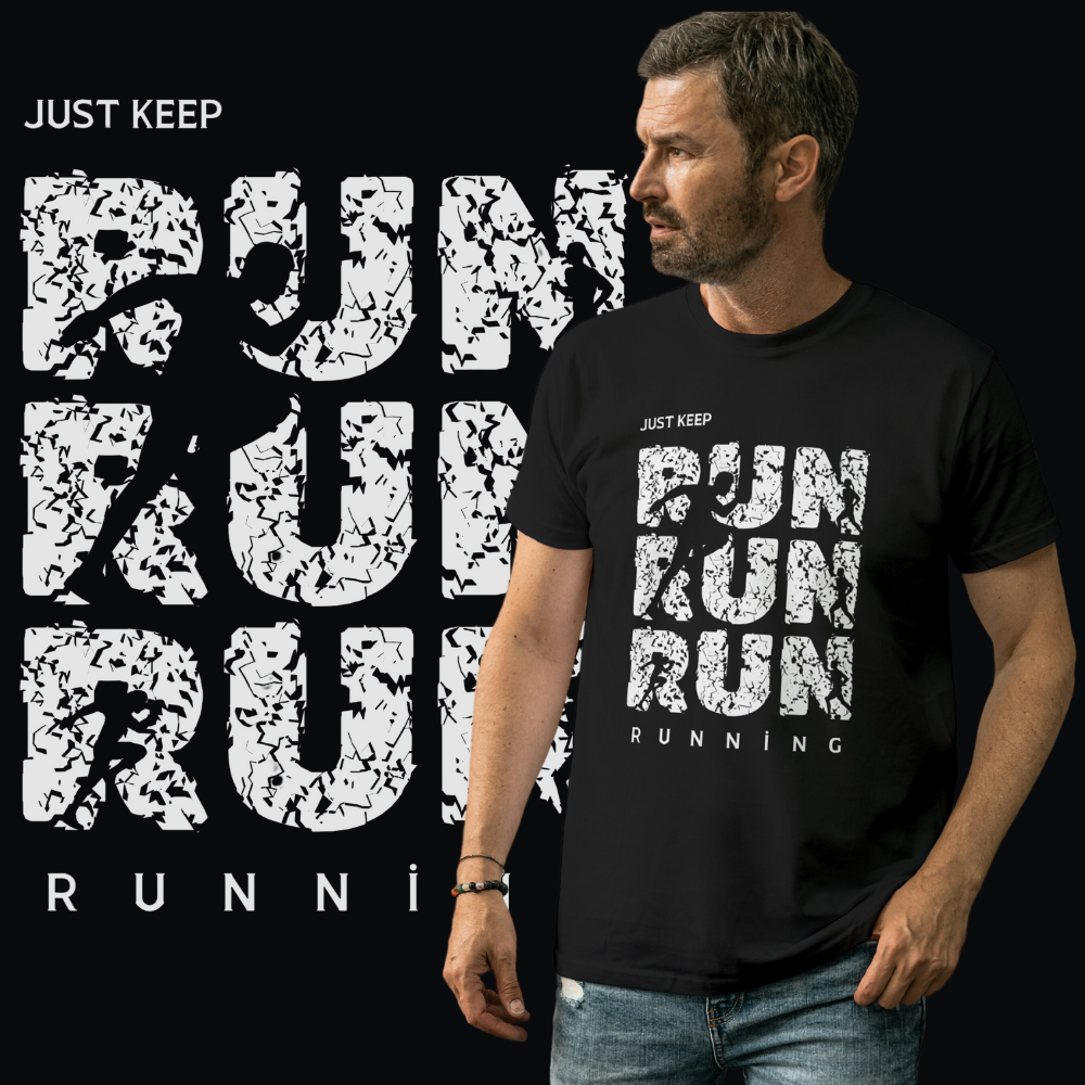 Nome do produto: Camiseta Just Keep Running
