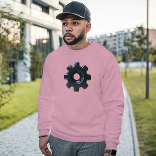 Nome do produto Moletom Fechado Engrenagem Preta