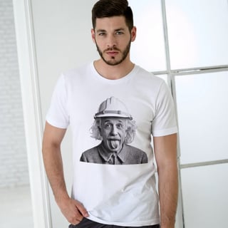 Nome do produto T-Shirt Albert Einstein Capacete Engenheiro