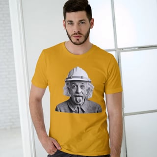 Nome do produto T-Shirt Albert Einstein Capacete Engenheiro