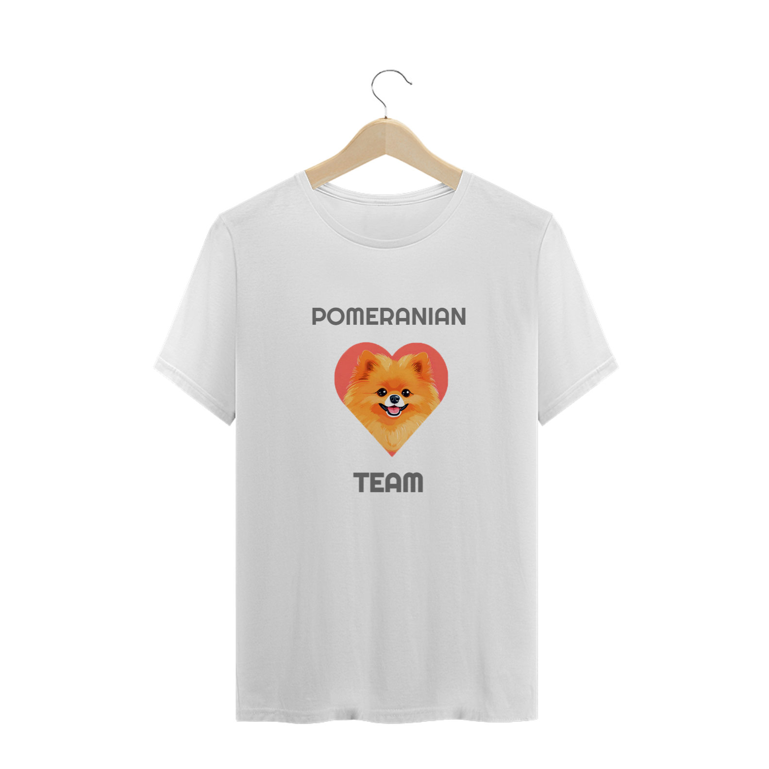 T-Shirt Plus Size  "Pomeranian TEAM"