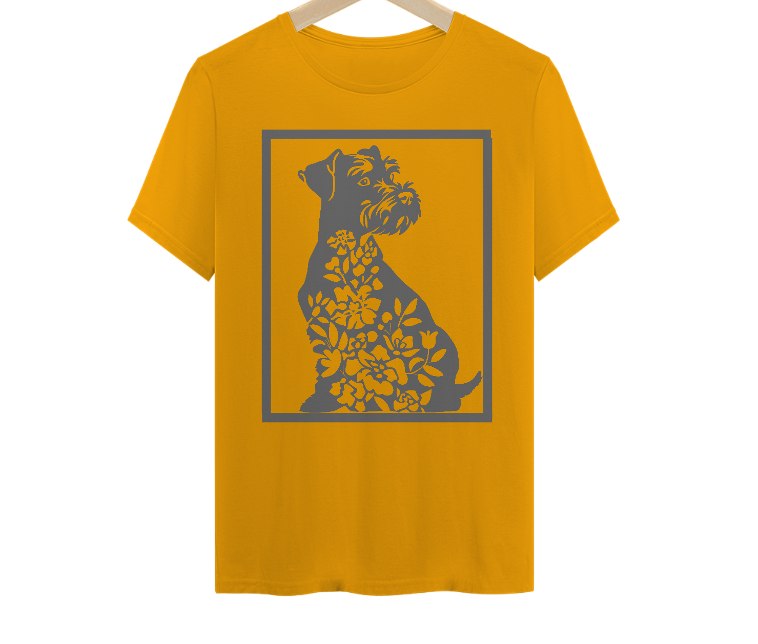 Camiseta Conceito Schnauzer Unissex