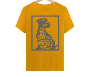 Camiseta Conceito Schnauzer Unissex