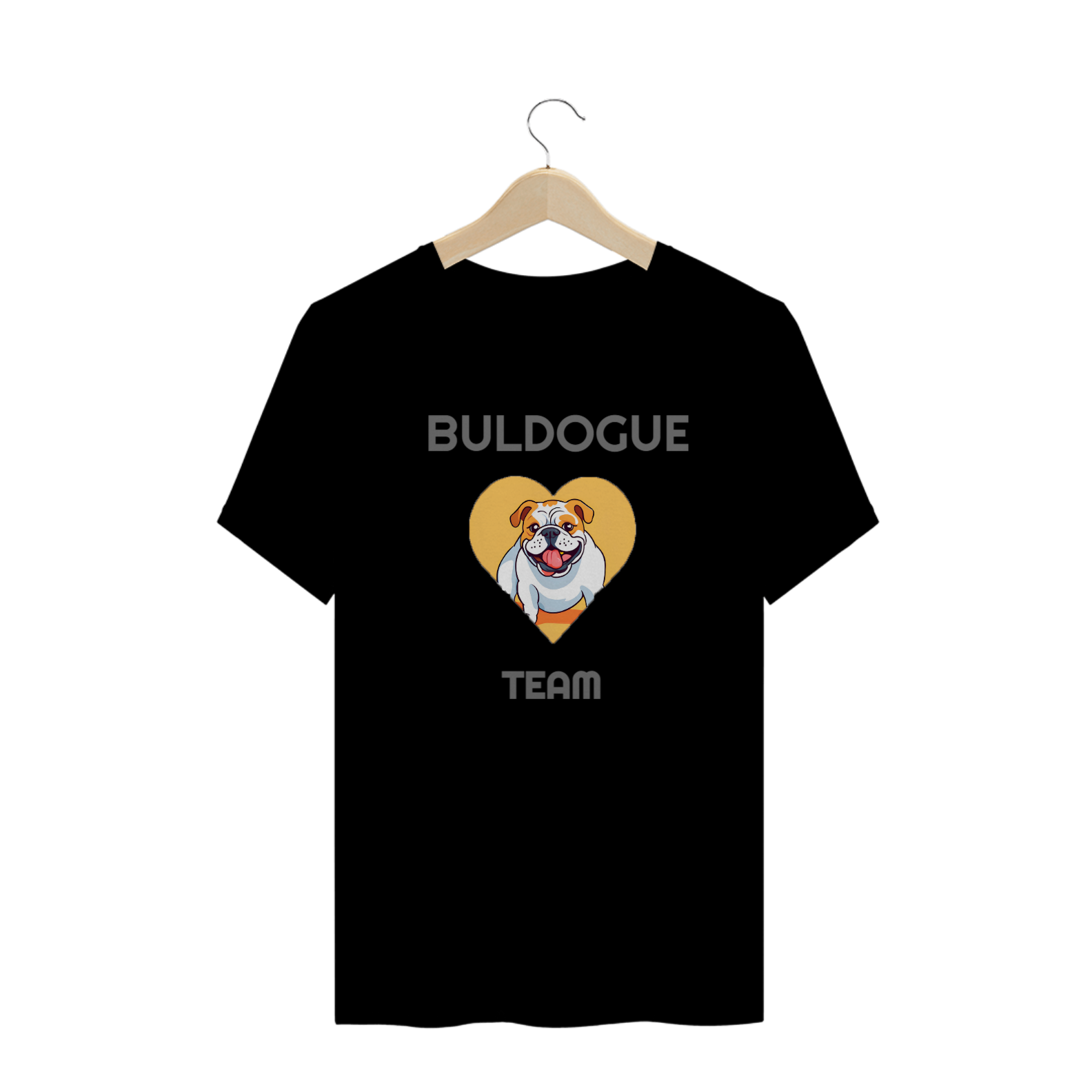 T-Shirt Plus Size "BULDOGUE TEAM"