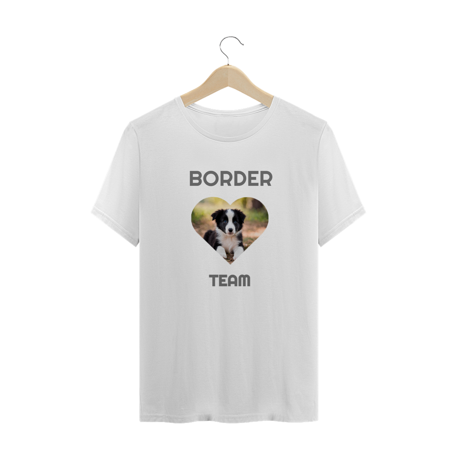 T-Shirt Plus Size "BORDER TEAM"