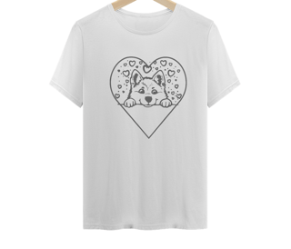 Nome do produtoCamiseta Conceito Coração Unissex