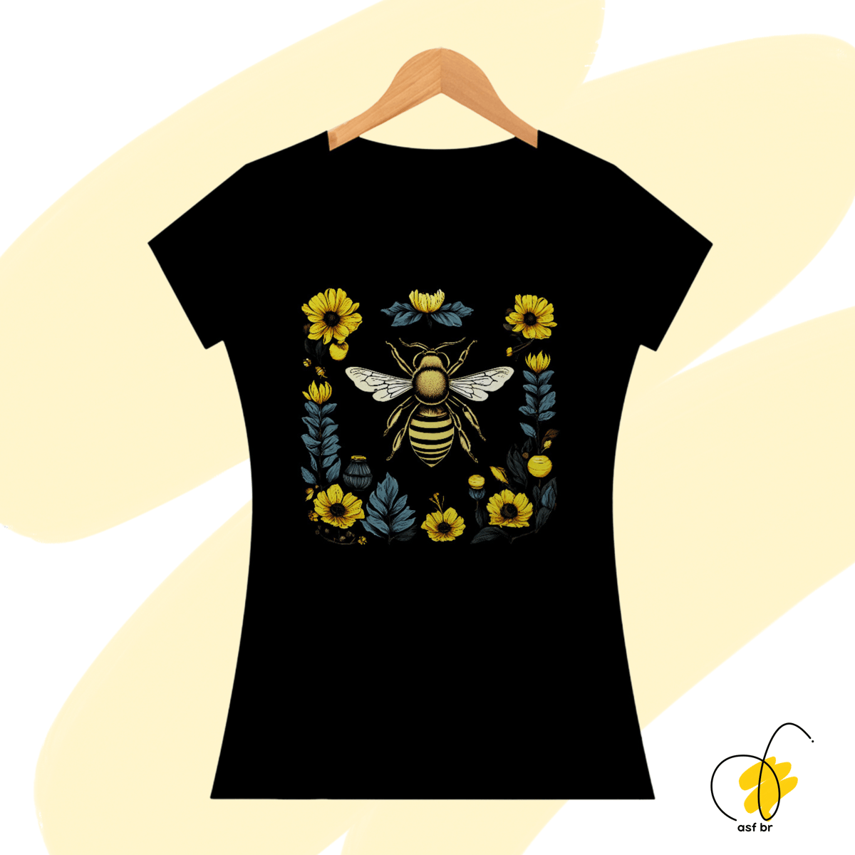 Nome do produto: Baby Long - Abelha e Flores