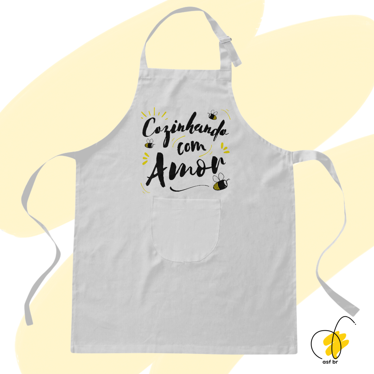 Nome do produto: Avental - Cozinhando com Amor