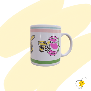 Caneca - Abelha e Flores