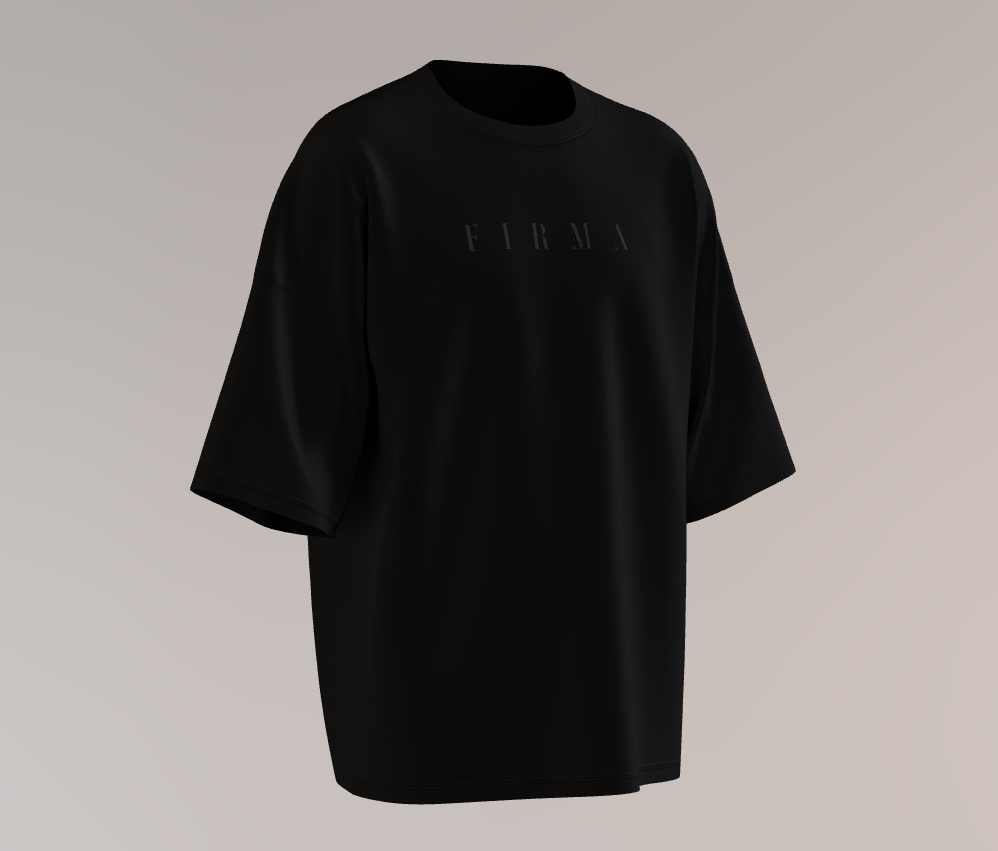 Nome do produto: Camiseta Oversized FIRMA BLACK