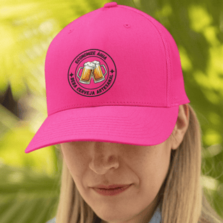 Nome do produto Boné - Economize com Estilo: A Arte de Beber Bem!