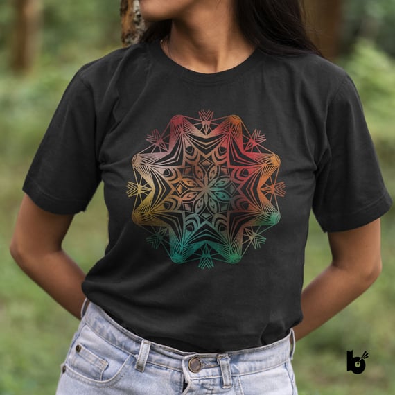 Camiseta Mandala Alvorada Cor