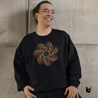 Moletom Mandala Estrela Vibrante
