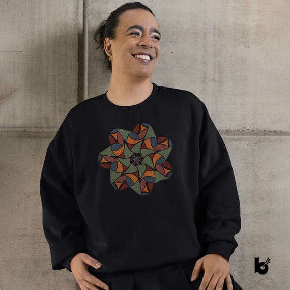 Moletom Mandala Estrela Vibrante