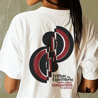 Camiseta Oversized Trilhas do Equilíbrio 