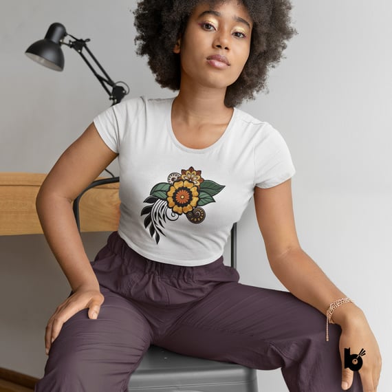 Cropped Floral Margalindas
