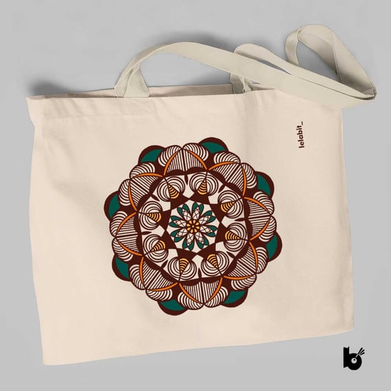 Ecobag Mandala Fluxo Criativo