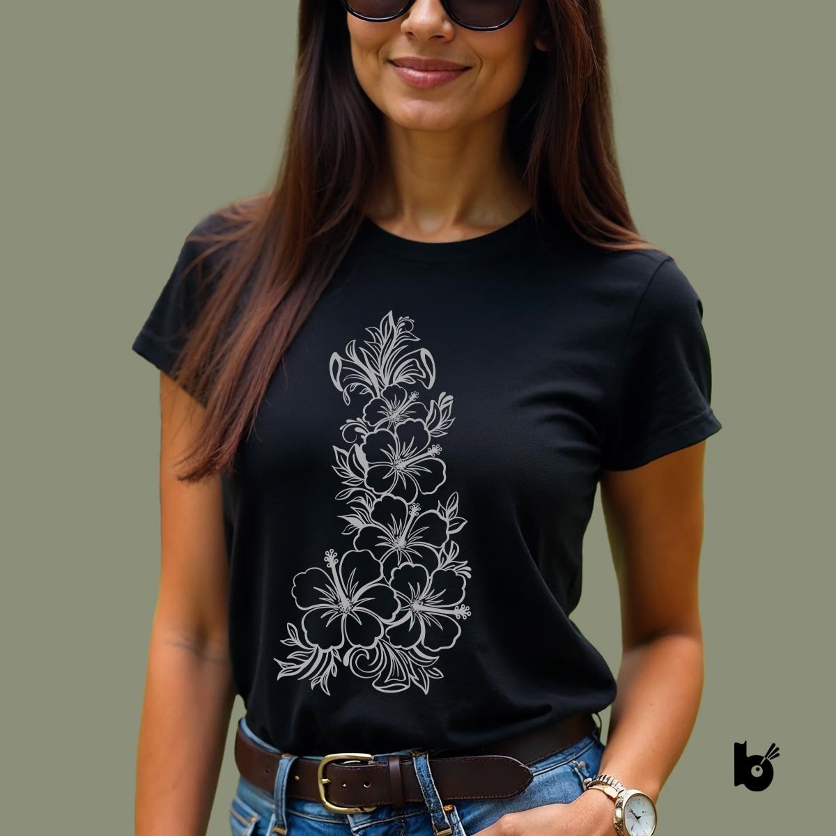 Nome do produto: Camiseta Floral Aloha Cores
