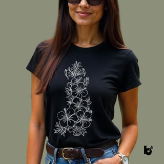 Camiseta Floral Aloha Cores