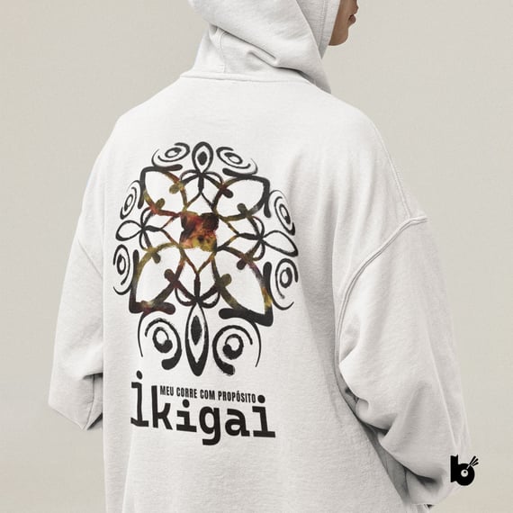 Moletom Canguru Ikigai