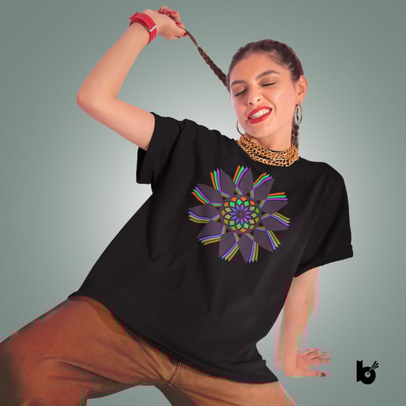 Camiseta Mandala Vibrações Celestiais