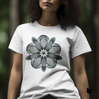 Camiseta Mandala Macramê