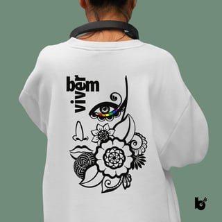 Nome do produto Moletom Blusão Bem Viver Costas