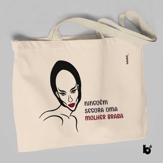 Nome do produto Ecobag Mulher Braba