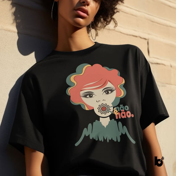 Camiseta Não é Não