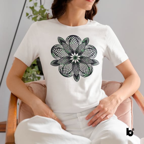 Baby Look Mandala Macramê