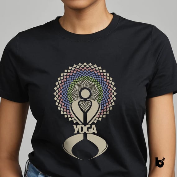 Camiseta Yoga Preta