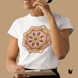 Nome do produto Baby Look Mandala Fluxo Criativo