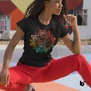 Nome do produto Baby Look Mandala Alvorada Cor