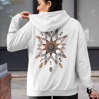 Moletom Canguru Reflexo Estelar Boho