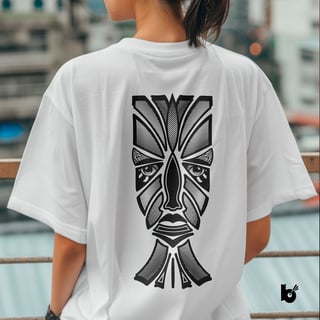 Camiseta Oversized Carranca Mística Popular