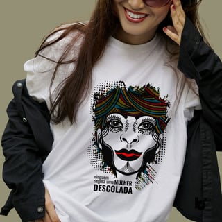 Nome do produto Camiseta Oversized Mulher Descolada