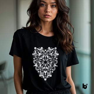 Camiseta Sinfonia das Formas Preta