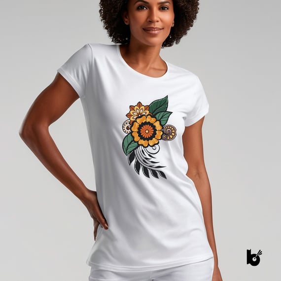 Camiseta Floral Margalindas