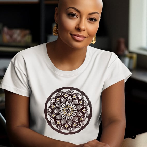 Camiseta Mandala Vibrações Plenas